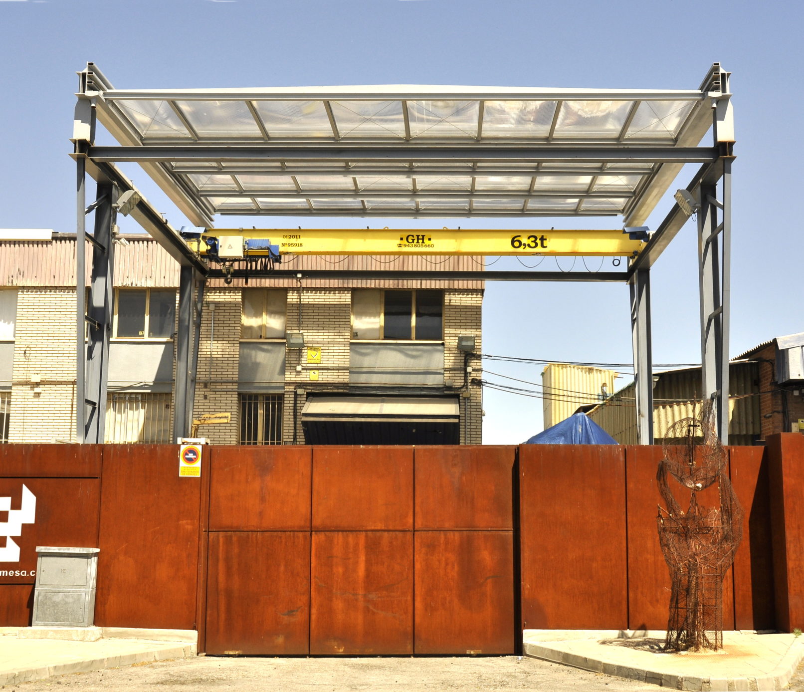 Cubierta Móvil para Taller y Fundición Fademesa