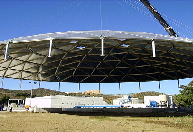 Domos monocapa en aluminio