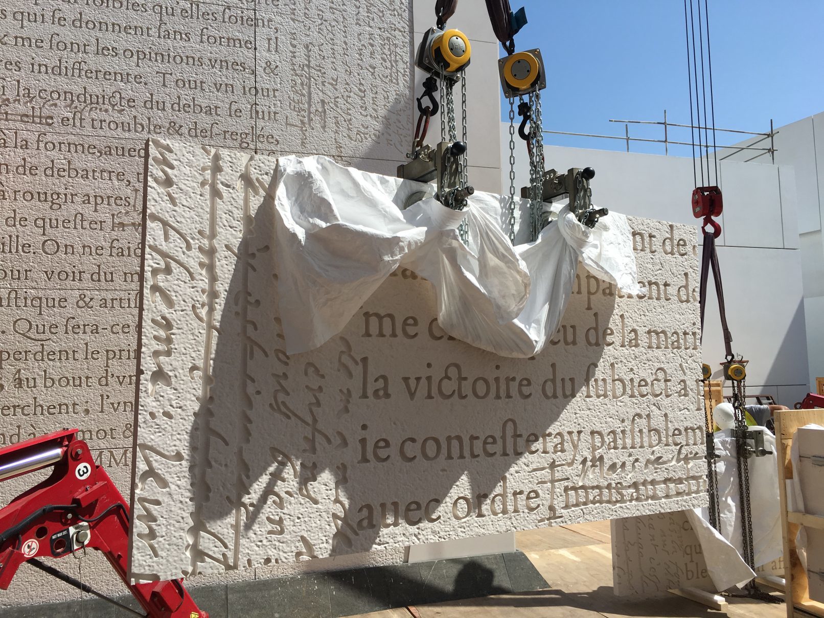 Muro en Louvre Abu Dhabi