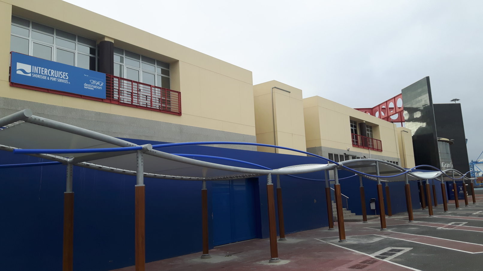 Marquesinas y Carpa en el Puerto de Gran Canaria