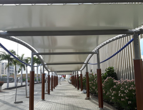 Marquesinas y Carpa en el Puerto de Gran Canaria