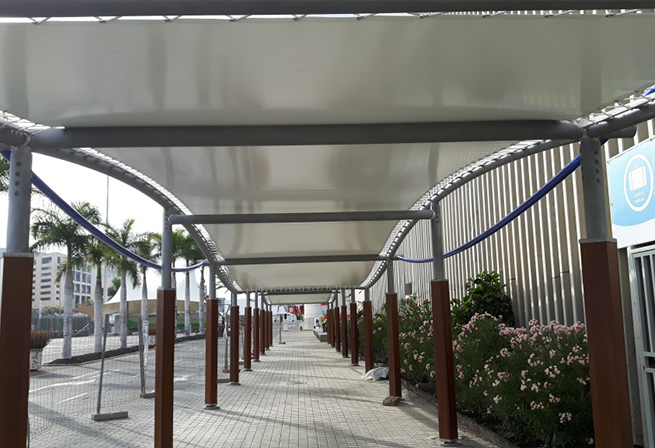 Marquesinas y Carpa en el Puerto de Gran Canaria